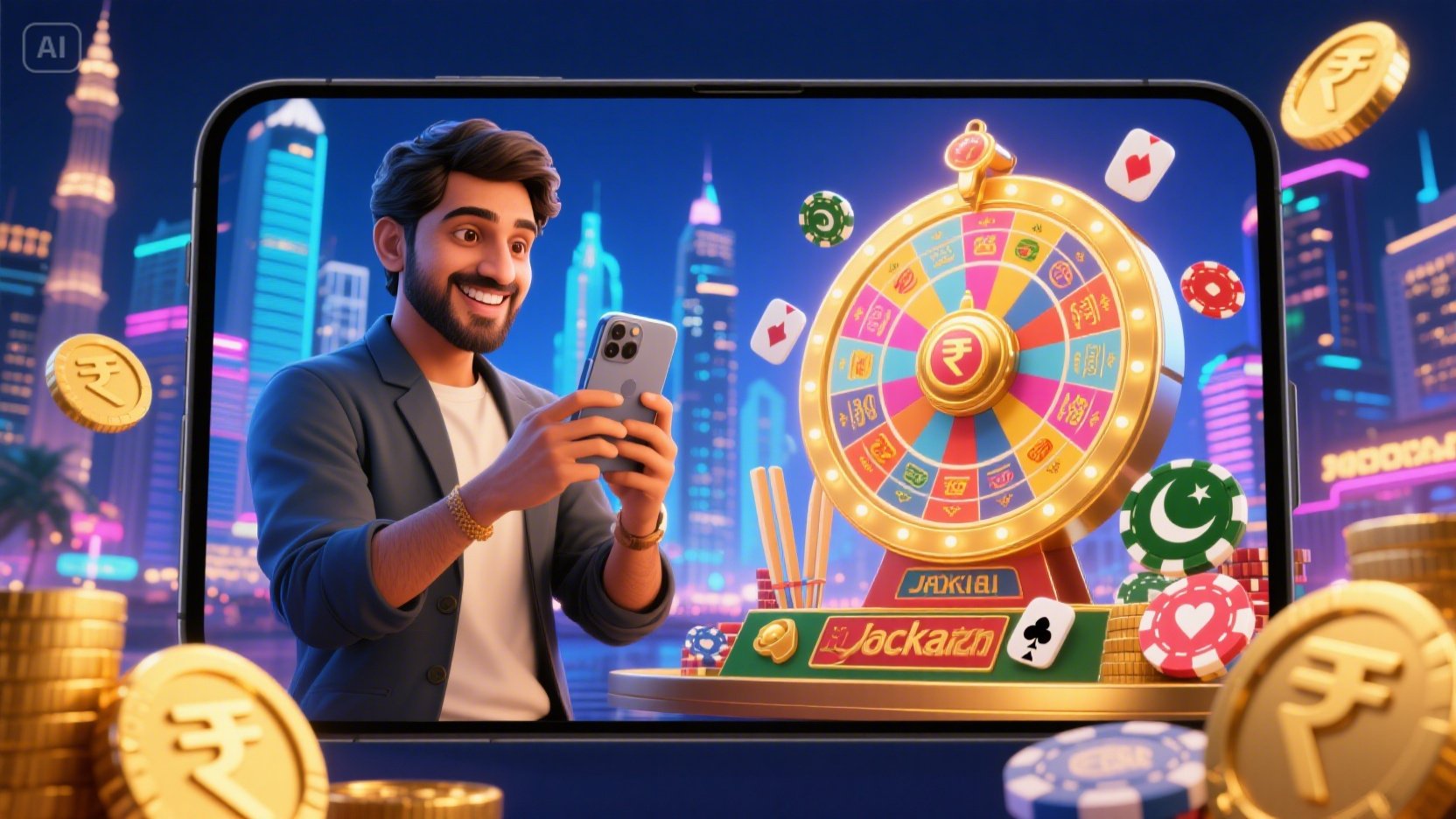 Casino Mega Riches desktop and mobile interfaces