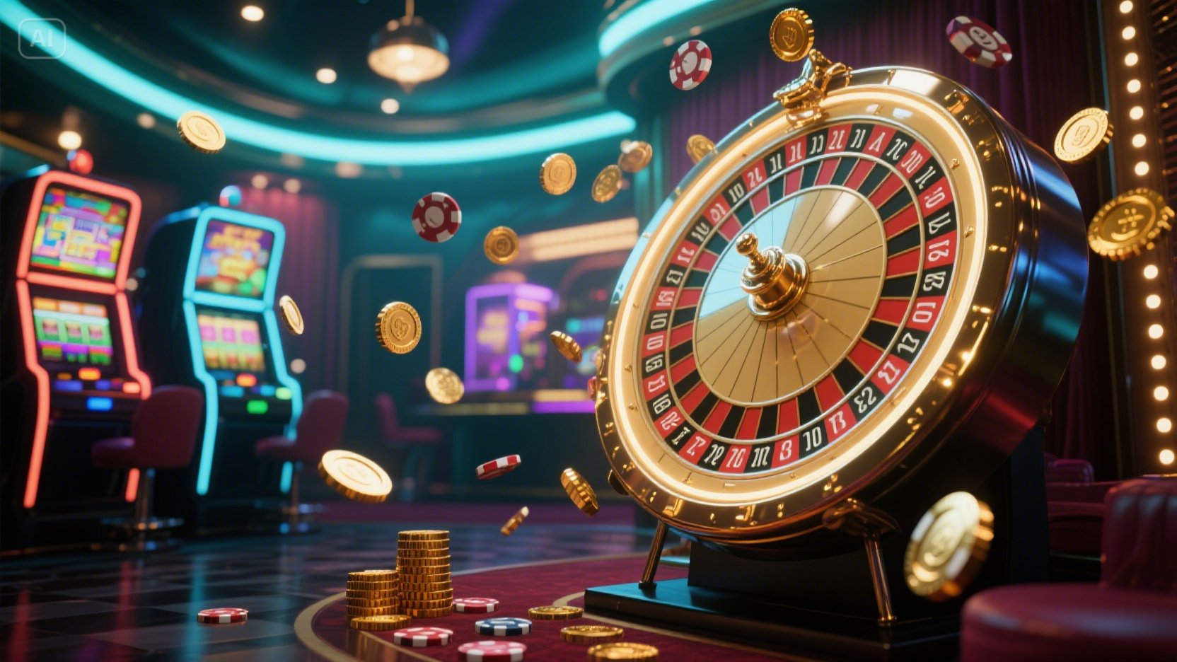 Casino Mega Riches desktop and mobile interfaces